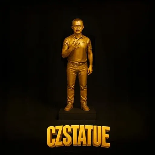 CZ Golden Statue