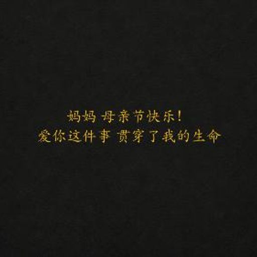 爱你老妈