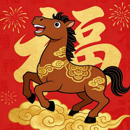 马骁迎春