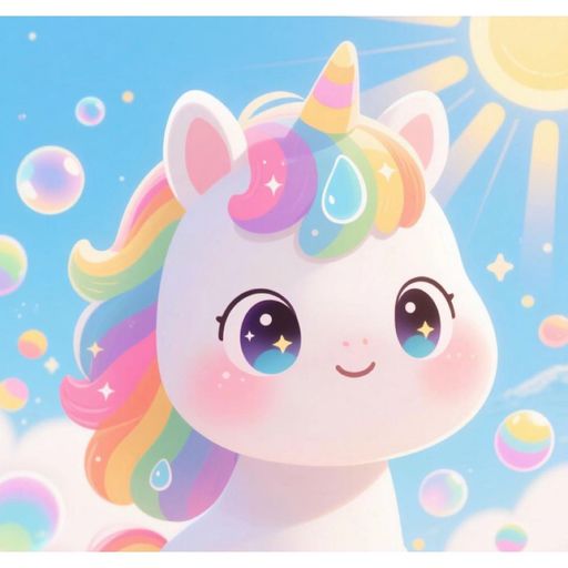 阳光彩虹小白马