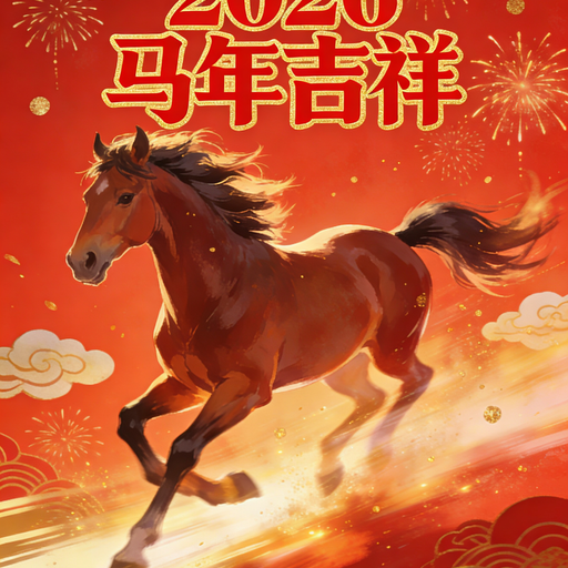 热烈的马