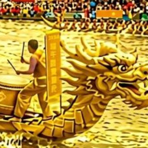 龙舟鼓手