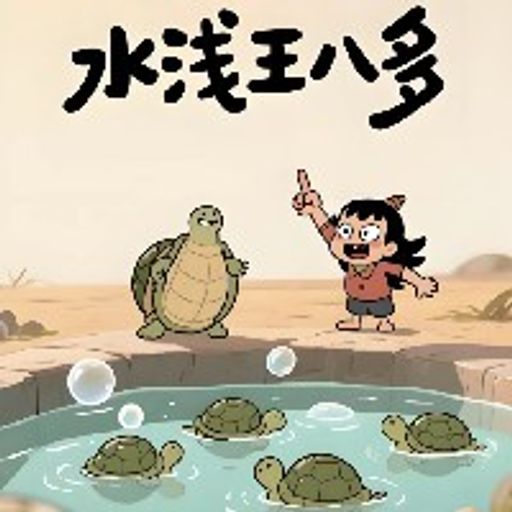 水浅王八多