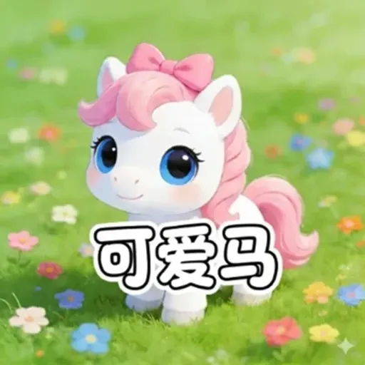 可爱马