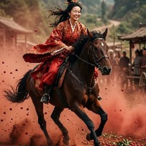 一骑红尘妃子笑