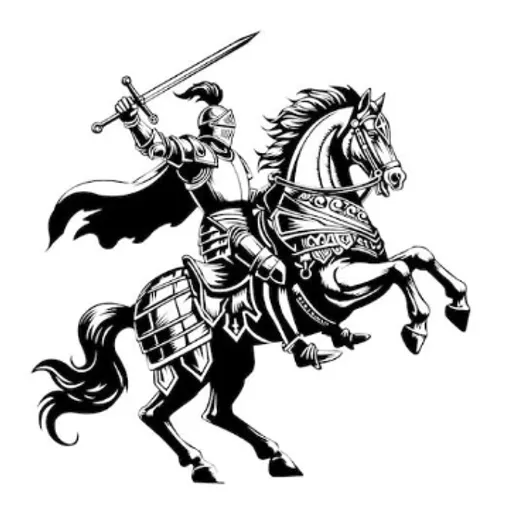 骑着马的骑士征服世界