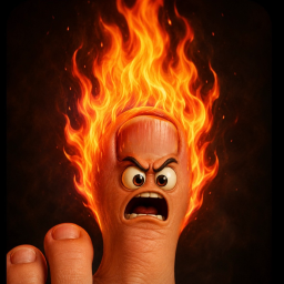 hot toe
