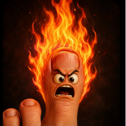 hot toe